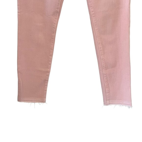 Veronica Beard Debbie Exposed Button Fly Skinny Jeans In Millenial Pink Size 27 - Picture 7 of 16